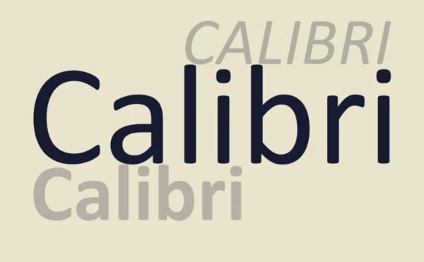 Calibri Font