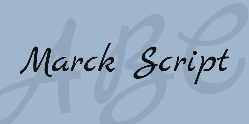 Marck Script Font