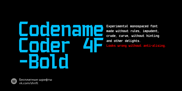 Codename Coder 4F Font