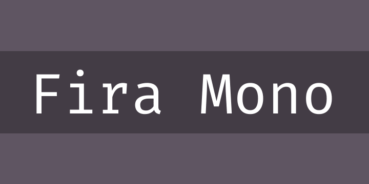 Fira Mono Font