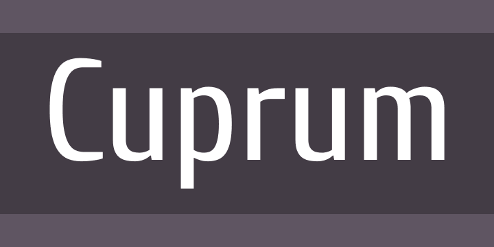 Cuprum Font