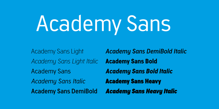 Academy Sans Font