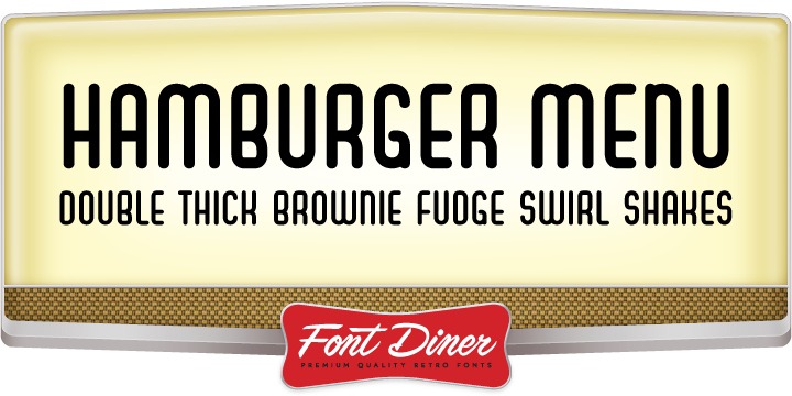 Hamburger Font