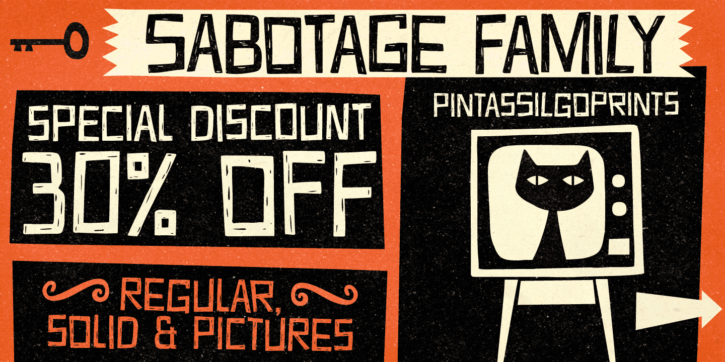 Sabotage Font