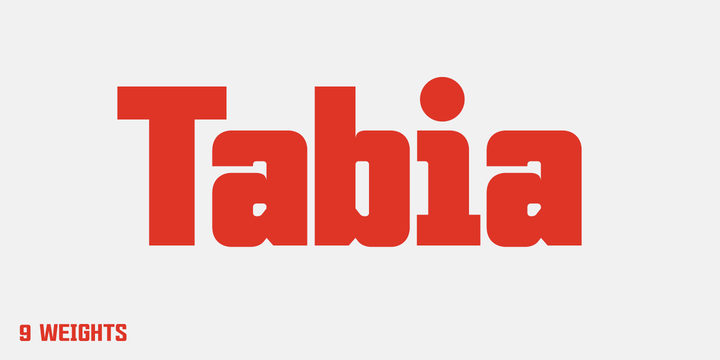 Tabia Font