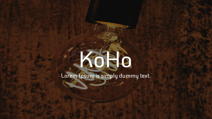 KoHo Font