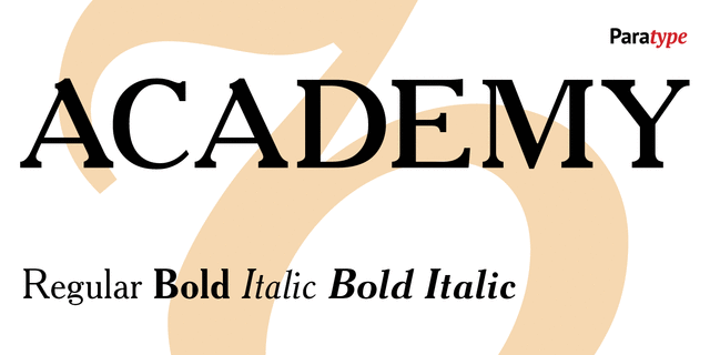 Academy Serif  Font