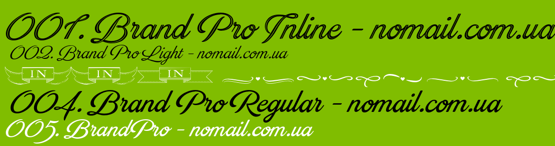 Brand Pro Font