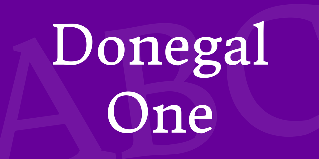 Donegal One Font