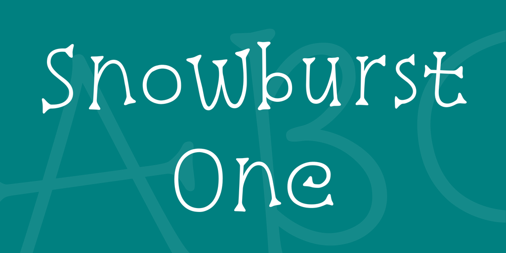 Snowburst One Font