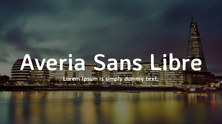 Averia Sans Libre Font