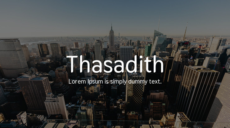Thasadith Font