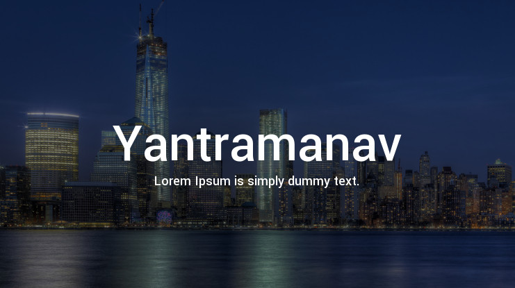 Yantramanav Font