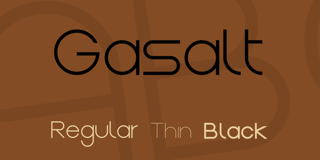 Gasalt Font
