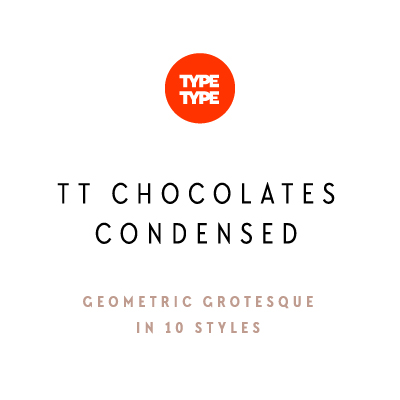 TT Chocolates Condensed Font