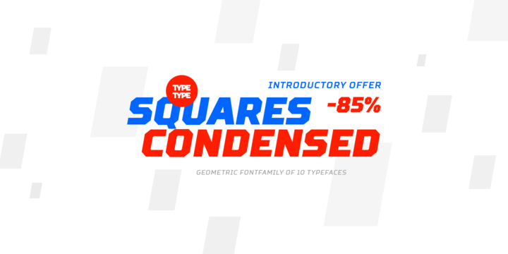 TT Squares Condensed Font