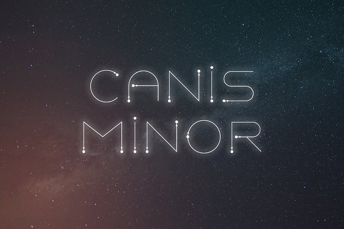 Canis Minor Font