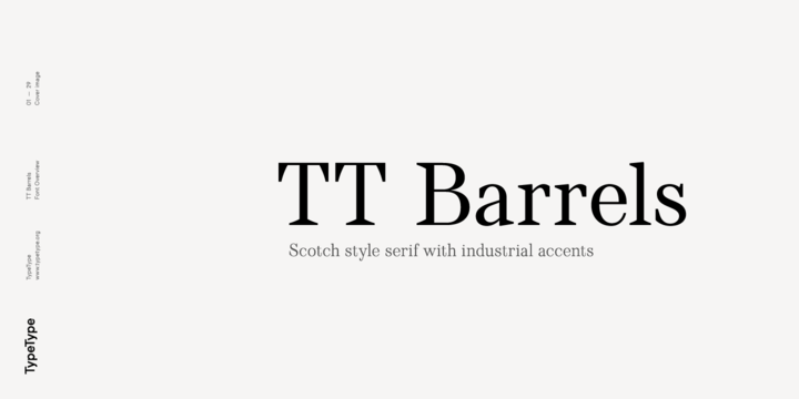 TT Barrels Font