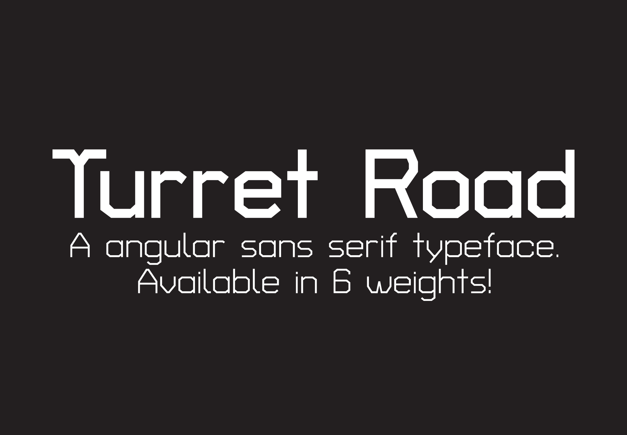 Turret Road Font