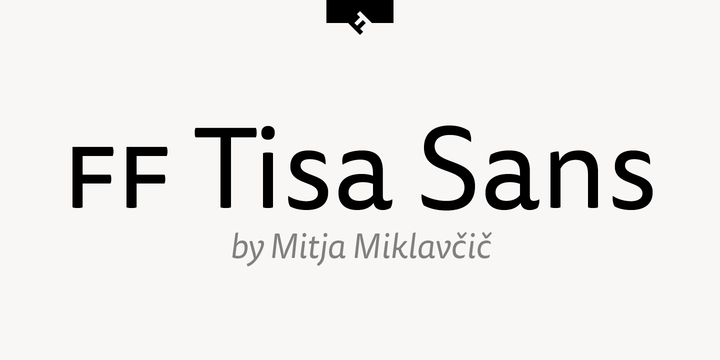 FF Tisa Sans Pro Font