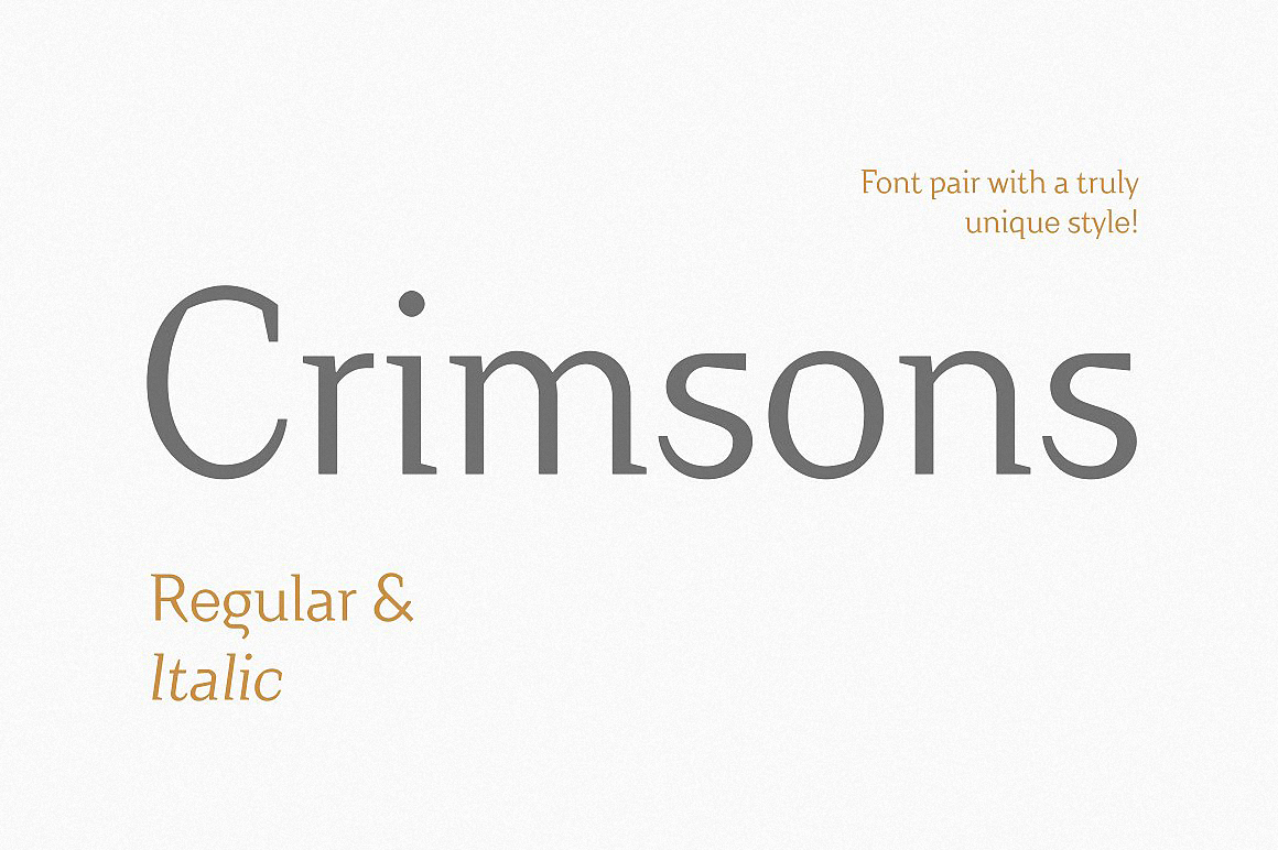 Crimsons Font