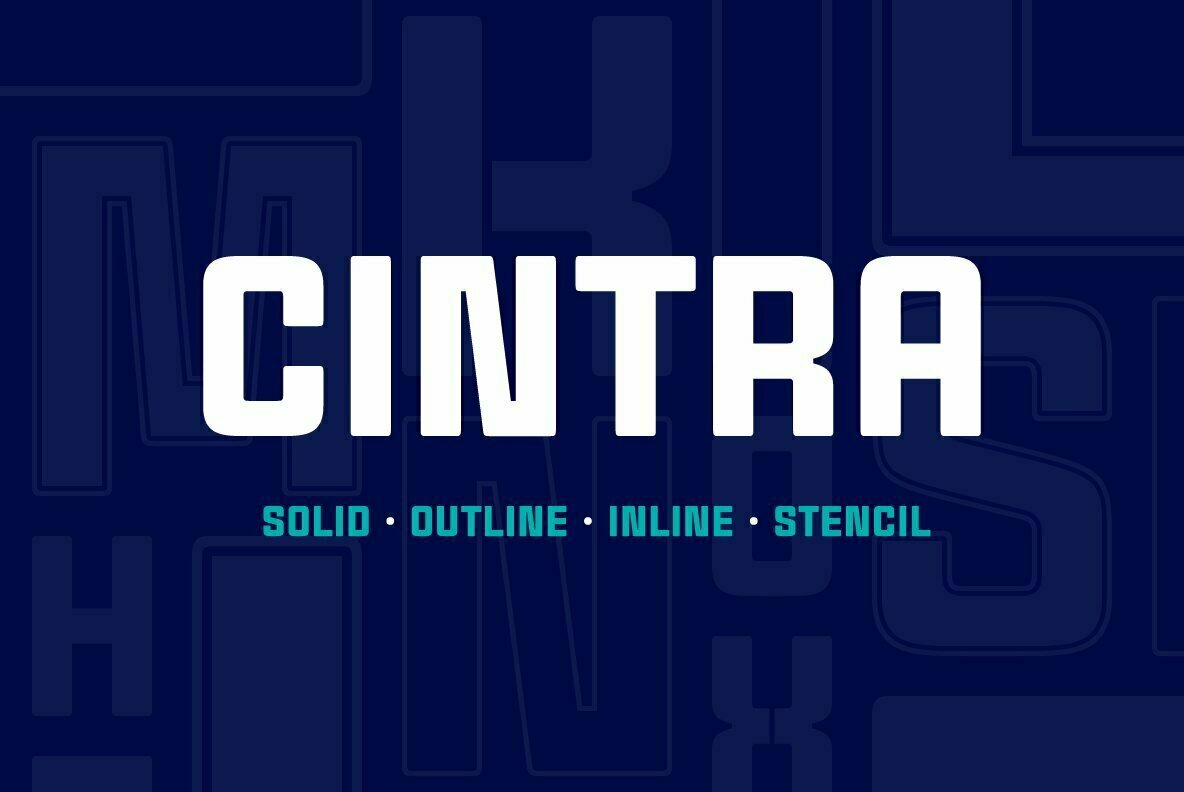 Cintra Inline Font