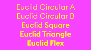 Euclid Circular Font