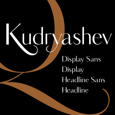 Kudryashev Display Font