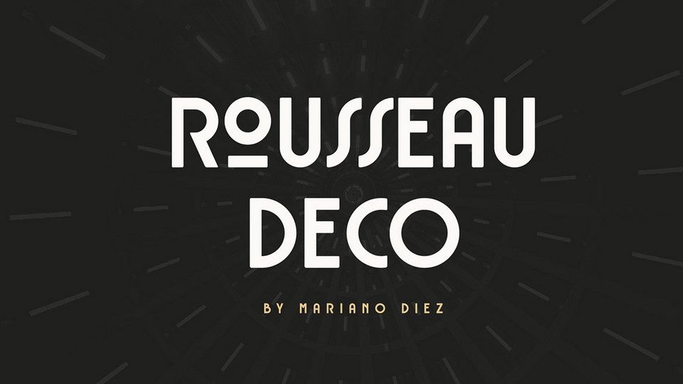 Rousseau Deco Font