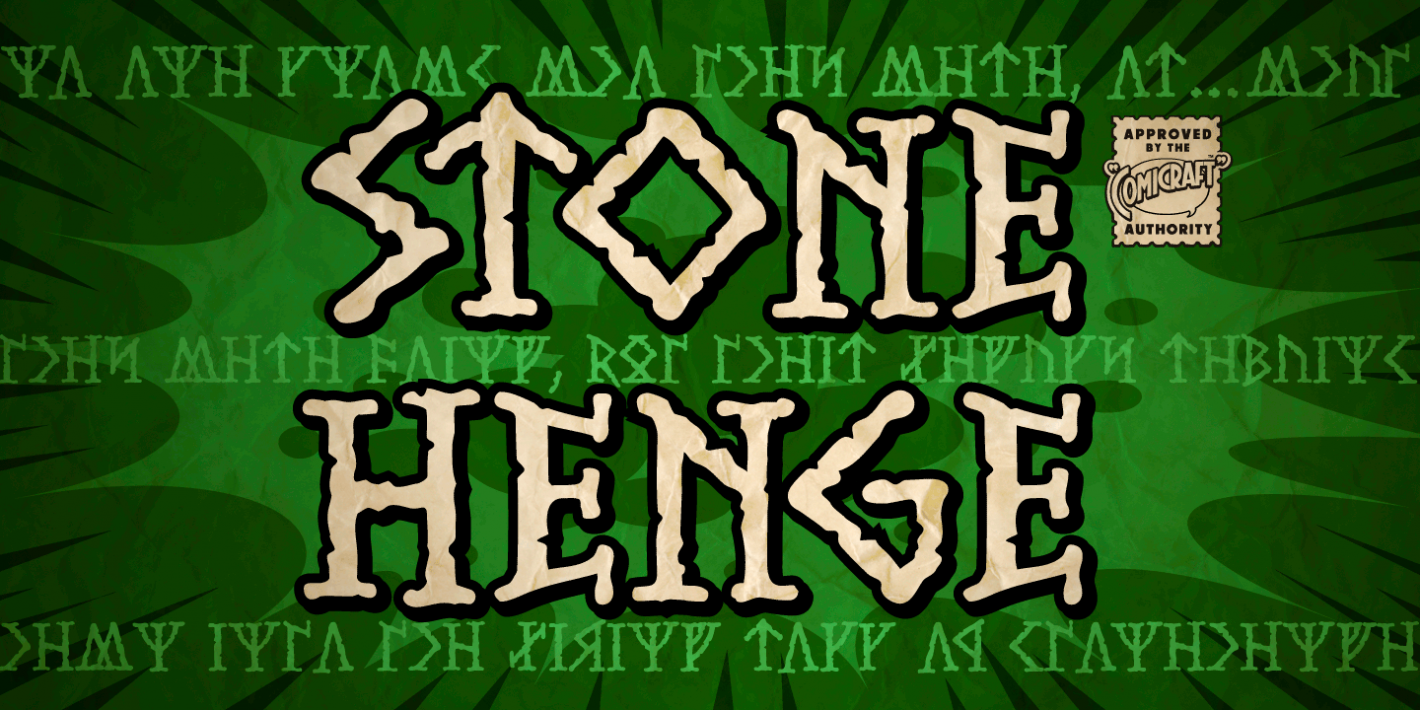 Stonehenge Font