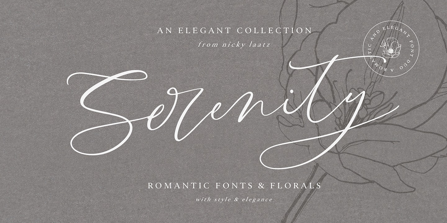 Serenity Script Font