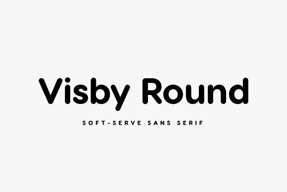 Visby Round CF Font