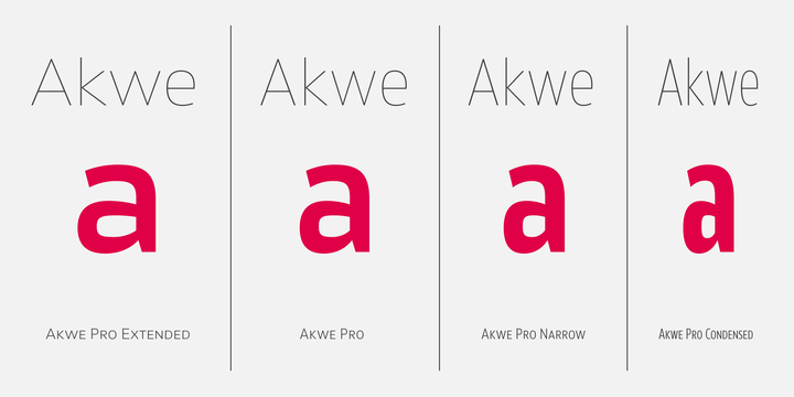 Akwe Pro Nar Font