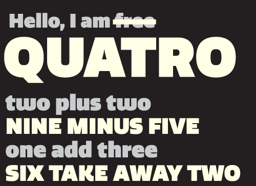 Quatro Font