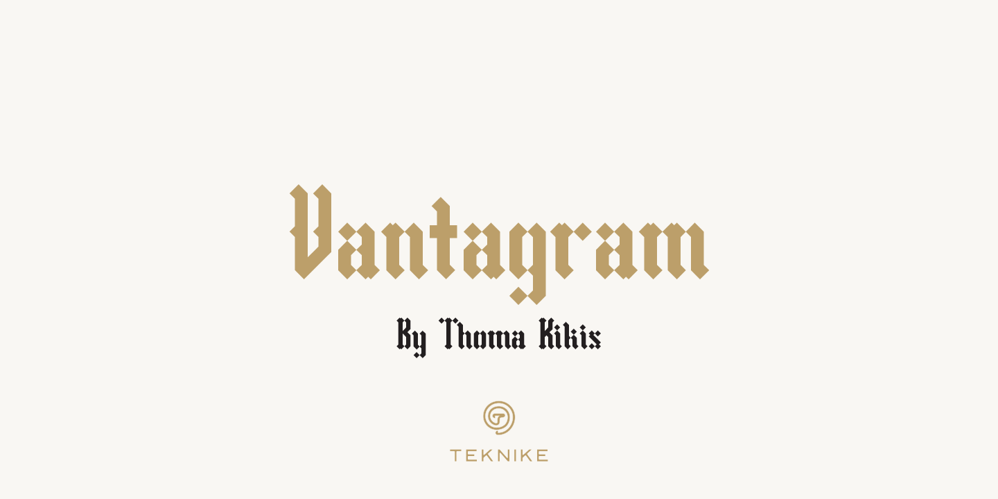 Vantagram Font
