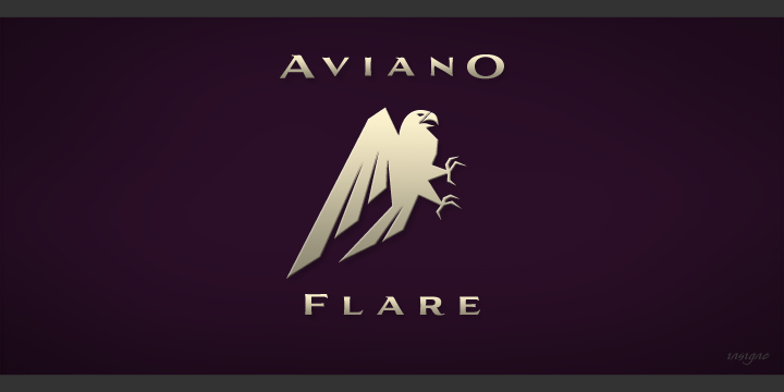 Aviano Flare Font