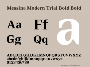 Messina Modern Font