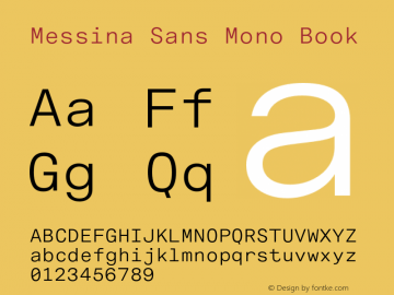 Messina Sans Mono Font