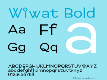 Wiwat Font