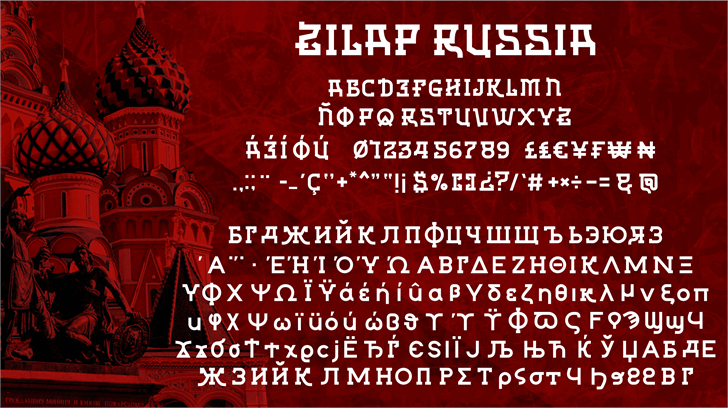 Zilap Russia Font