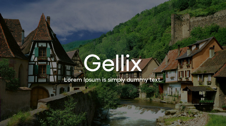 Gellix Font