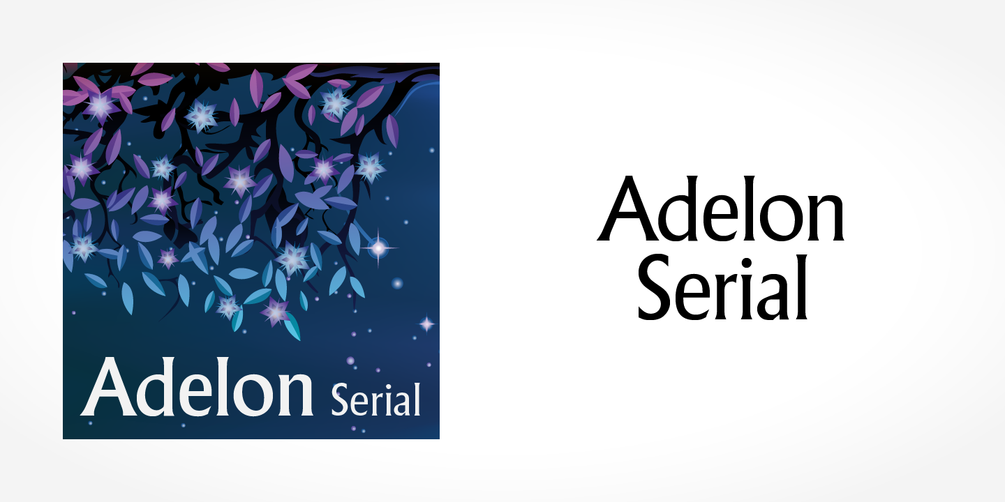 Adelon Serial Font