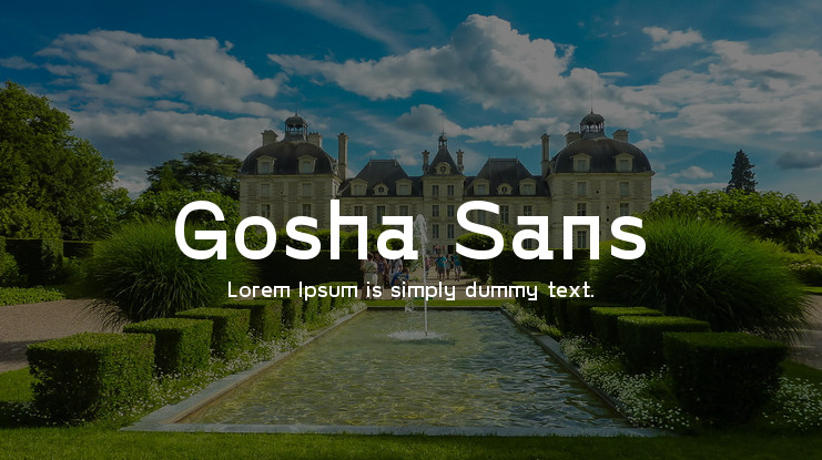Gosha Sans Font