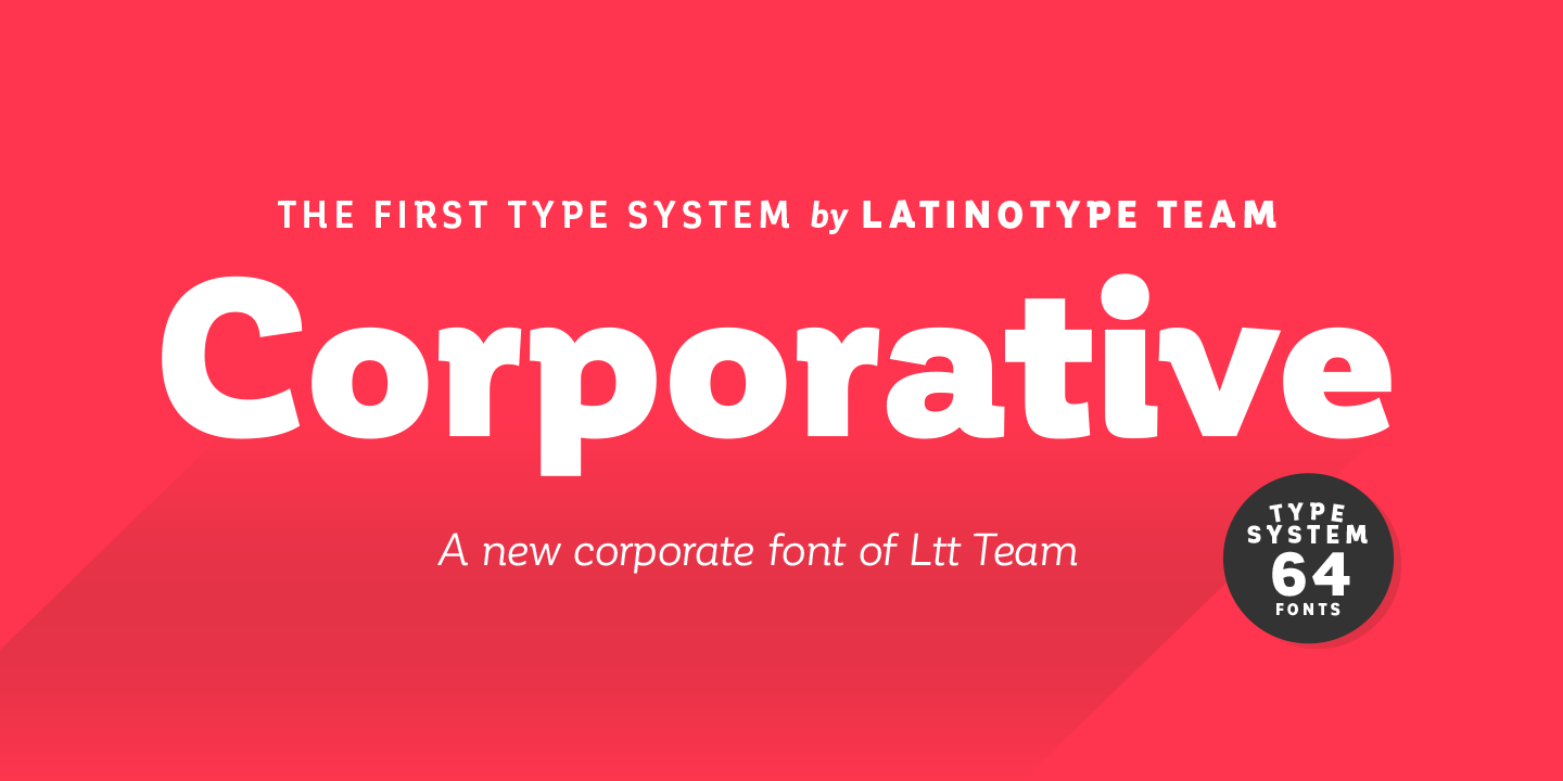 Corporative Font