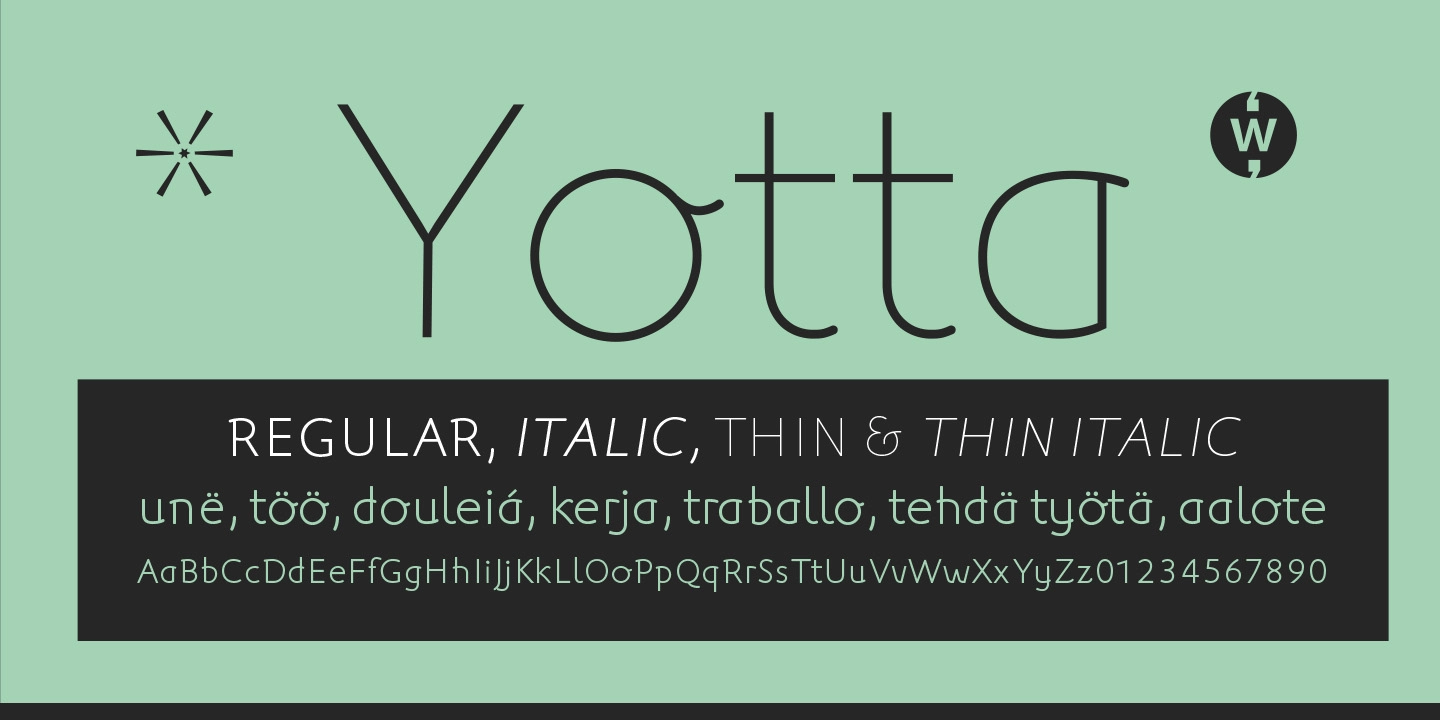 Yotta Font