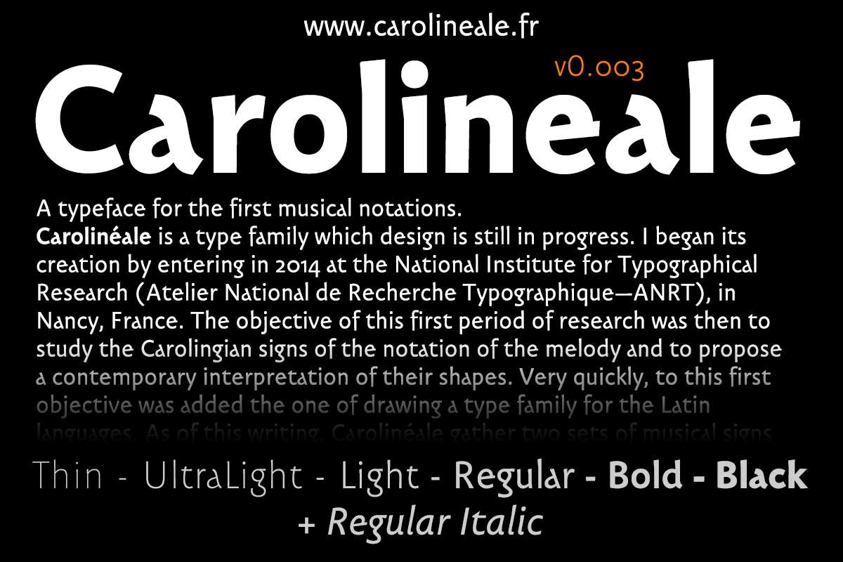Carolineale Font