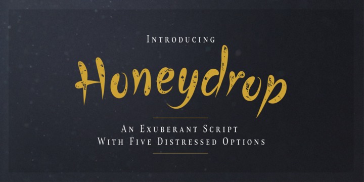HoneyDrop Font