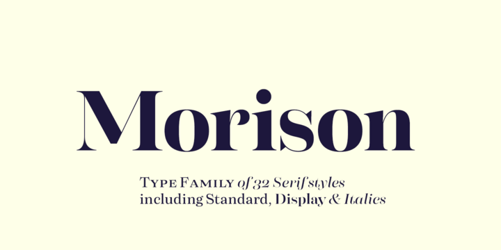 Morison Font