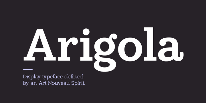 Arigola Font