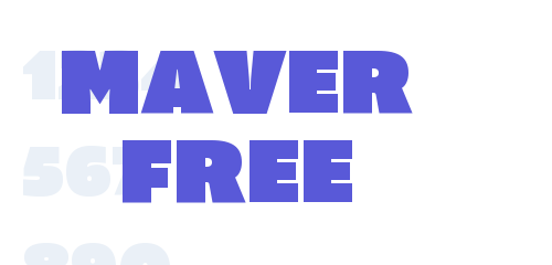 Maver Free Font